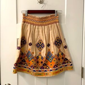 MM Couture Embroidered Skirt Size M